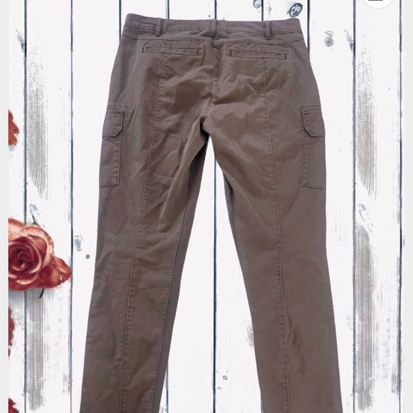 Rare- GAP RETRO V YOKE KHAKI SLIM FIT ANKLE PANT‐cargo - Picture 7 of 16